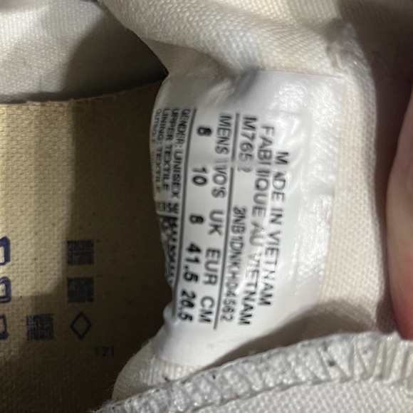 Mens white classic Converse All-Star Athletic Sneakers Shoes mens size 8. - Picture 4 of 6
